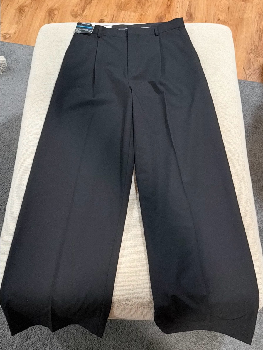 Jf J.Ferrar Men's Black Dress Pants Nwt